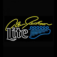 Miller Lite Alan Jackson Guitar Neontábla