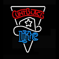 Miller Lite Clint Black Star Neontábla