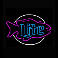 Miller Lite Fish Neontábla