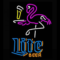 Miller Lite Flamingo Neontábla