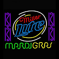 Miller Lite Mardi Neontábla