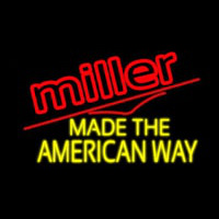 Miller Made The American Way Neontábla