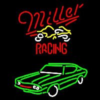 Miller Racing NASCAR Beer Sign Neontábla