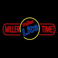 Miller Time Long Beer Neontábla