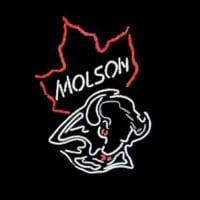 Molson Canadian Bulls Bolt Nyitva Neontábla