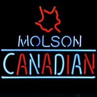 Molson Canadian Sör Kocsma Nyitva Neontábla