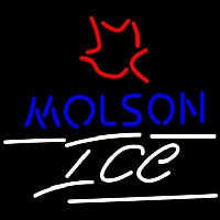 Molson Ice Small Maple Leaf Neontábla