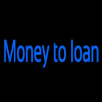 Money To Loan Neontábla
