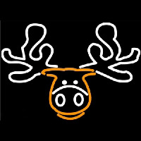 Moose Head Logo Neontábla