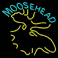 Moose Head Logo Neontábla