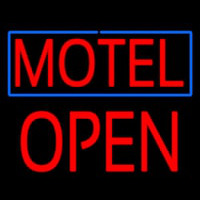 Motel Block Open Neontábla