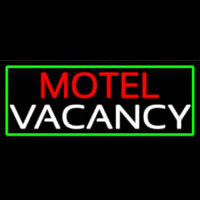 Motel Vacancy With Green Neontábla