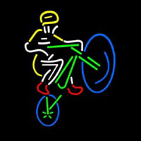 Mountain Biker Neontábla