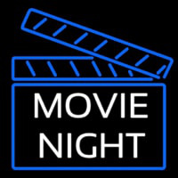 Movie Night Neontábla