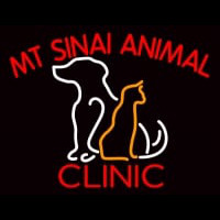 Mt Sinai Animal Clinic Neontábla