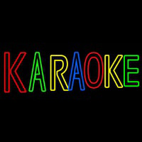 Multi Colored Karaoke Neontábla