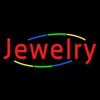 Multicolored Deco Style Jewelry Neontábla
