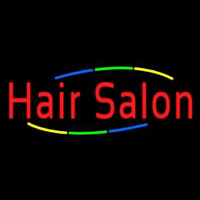 Multicolored Hair Salon Neontábla