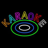 Multicolored Karaoke Neontábla