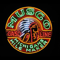 Musgo Gasoline Neontábla