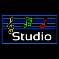 Music Studio Neontábla