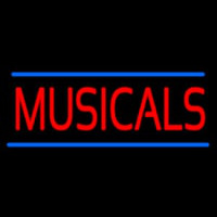 Musicals Neontábla