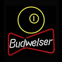 NEW Budweiser Pool Bowtie Beer Light Neontábla