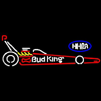 NHRA Dragster Bud King Beer Sign Neontábla