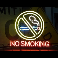 NO SMOKING Neontábla