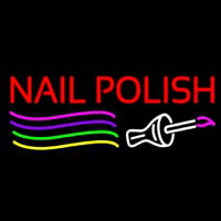 Nail Polish Brush Neontábla