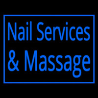 Nail Services And Massage Neontábla