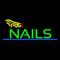 Nails Hand Neontábla