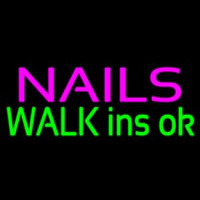 Nails Walk Ins Ok Neontábla