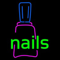 Nails With Nail Logo Neontábla