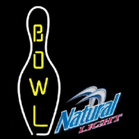 Natural Light Bowling Beer Sign Neontábla