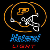 Natural Light Purdue University Boilermakers Helmet Beer Sign Neontábla
