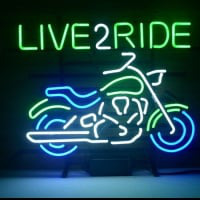 New Harley Motorcycle Love 2 Ride Ride Em Hard Neon Sör Kocsma Kocsma Tábla