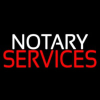 Notary Services Open Neontábla