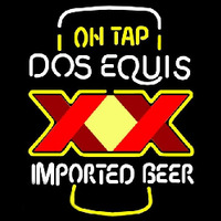 On Tap Dos Equis Beer Sign Neontábla