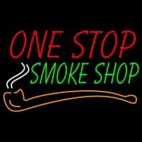 One Stop Smoke Shop Neontábla