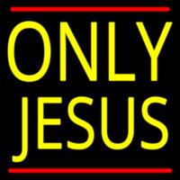 Only Jesus With Line Neontábla