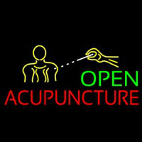 Open Acupuncture Logo Neontábla