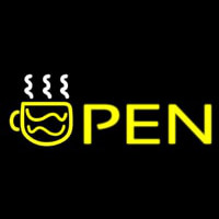 Open Coffee Neontábla