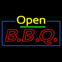 Open Double Stroke Bbq Neontábla