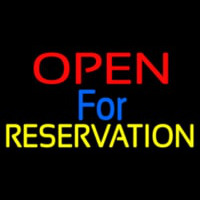 Open For Reservation 1 Neontábla