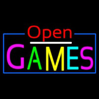 Open Games Neontábla