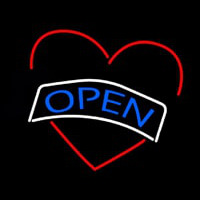 Open Heart Neontábla
