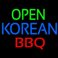 Open Korean Bbq Neontábla