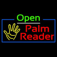 Open Palm Reader Neontábla