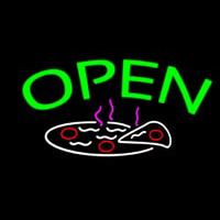 Open Pizza Logo Neontábla